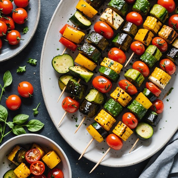 Comment préparer des brochettes de légumes au four pour un plat minceur?